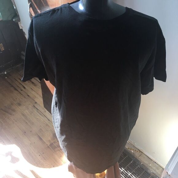 Boohoo Cosmic galaxy stars US16 new black tee - Picture 2 of 5